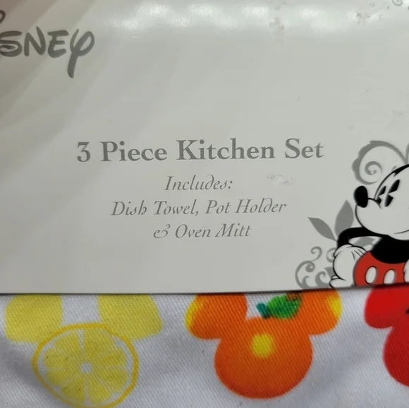 Disney Mickey Mouse Shaped Food Kitchen 3 Piece Set - Picture 5 of 7